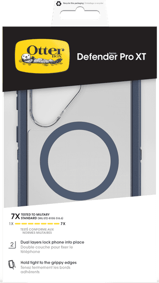 OtterBox Defender Samsung Galaxy S26 Ultra Back Cover with Magnet Transparent Blue Belt