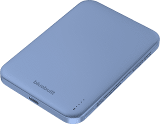 BlueBuilt MagSafe Hülle iPhone 18 Pro Hellblau + Powerbank 5.000 mAh Blau
