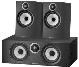 Bowers & Wilkins HTM6 S3 + 606 S3 (Paar) Schwarz