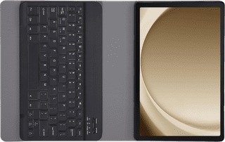 Just in Case Premium Samsung Galaxy Tab A9 Plus Tastaturhülle QWERTZ Schwarz