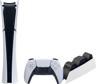 PlayStation 5 Slim Digital Edition + BlueBuilt Charging Dock