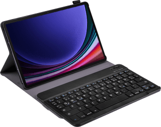 Just in Case Premium Samsung Galaxy Tab S9/Tab S9 FE Keyboard Cover QWERTZ Black