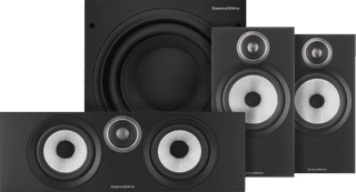 Bowers & Wilkins HTM6 S3 + 606 S3 (Paar) + ASW610 Schwarz