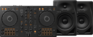 Pioneer DJ DDJ-FLX4 + Pioneer DJ DM-50D-BT Black