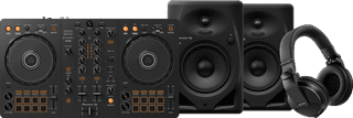 Pioneer DJ DDJ-FLX4 + Pioneer DJ HDJ-X5 Black + Pioneer DJ DM-50D-BT Black