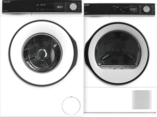Sharp ES-NFB814BWNA-CB + Sharp KD-NHA8S6GW21-CB