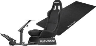 Playseat Evolution ActiFit Schwarz + Bodenschutzmatte