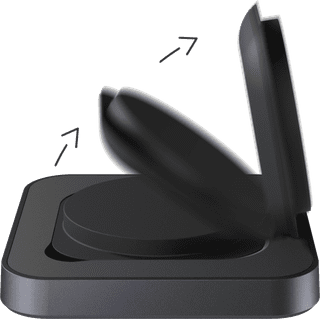 ZENS Kabelloses Ladegerät 7,5 W mit MagSafe Magnet und Ständer