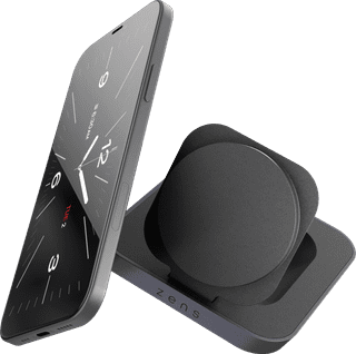 ZENS Kabelloses Ladegerät 7,5 W mit MagSafe Magnet und Ständer