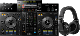 Pioneer DJ XDJ-RR + Pioneer DJ HDJ-X5 Schwarz