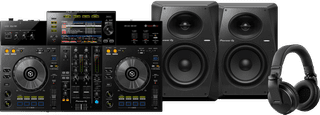 Pioneer DJ XDJ-RR + Pioneer DJ HDJ-X5 Schwarz + Pioneer VM70 (Paar)