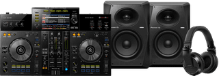 Pioneer DJ XDJ-RR + Pioneer DJ HDJ-X7 Schwarz + Pioneer VM70 (Paar)