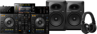 Pioneer DJ XDJ-RR + Pioneer DJ HDJ-X7 Schwarz + Pioneer VM80 (Paar)