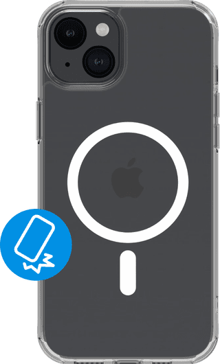 BlueBuilt Protective Back Cover with MagSafe iPhone 15 Plus Transparent