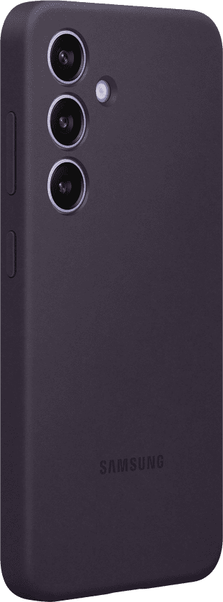 Samsung Galaxy S24 Backcover aus Silikon Dunkellila