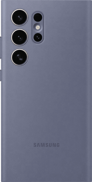 Samsung Galaxy S24 Ultra Smart View Book Case Purple