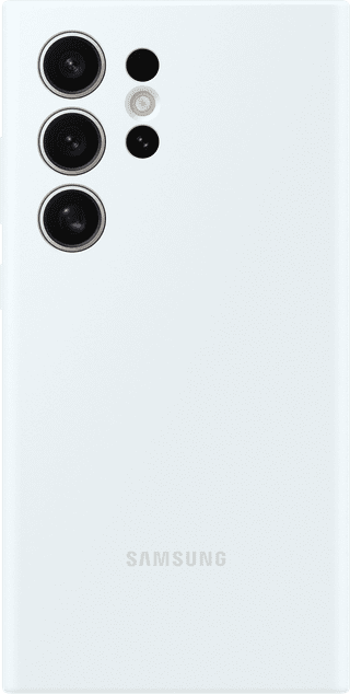 Samsung Galaxy S24 Ultra Silicone Back Cover White