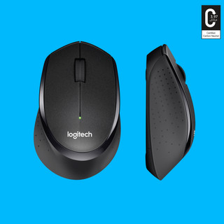Logitech M330 Silent Plus Kabellose Maus Schwarz