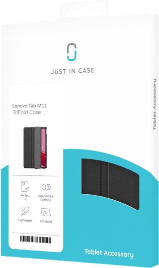 Just in Case Tri-Fold Lenovo Tab M11 Book Case Grau