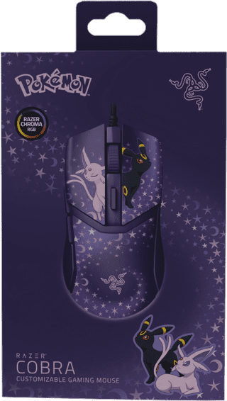Razer Cobra Kabelgebundene Gaming-Maus - Pokémon Espeon/Umbreon Edition