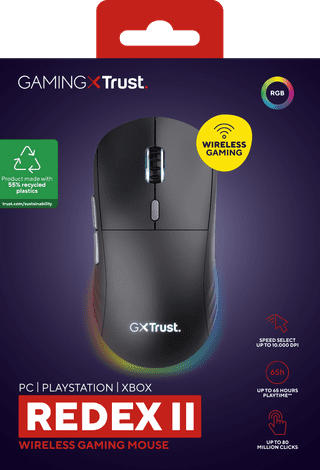 Trust GXT 926 Redex II Kabellose Gaming-Maus
