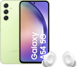Samsung Galaxy A54 128GB Green 5G + Samsung Galaxy Buds FE White