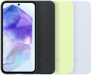 Samsung Galaxy A55 Silicone Back Cover Black