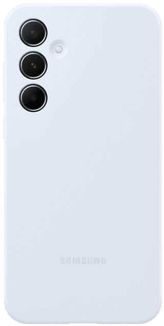 Samsung Galaxy A55 Backcover aus Silikon Blau