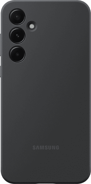 Samsung Galaxy A55 Backcover aus Silikon Schwarz