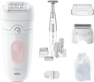 Braun Silk·épil 5 5-230 Weiß/Flamingo