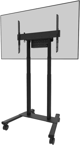Neomounts MOVE Lift FL55-87BL1 motorisierter Bodenständer Schwarz