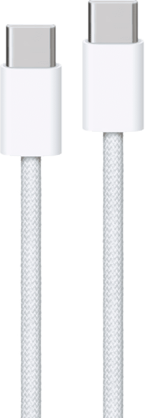 Apple USB-C-auf-USB-C-Kabel 2 m Nylon Weiß Doppelpack