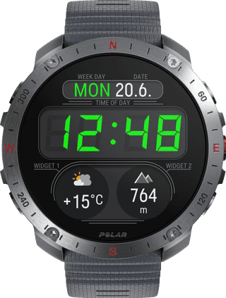 Polar Grit X 2 Pro Silber