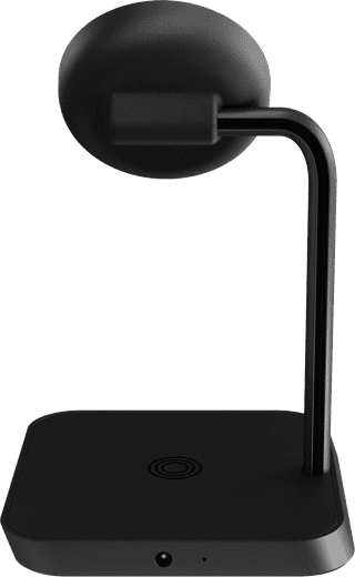 ZENS 2-in-1 MagSafe und Qi2 Kabelloses Ladegerät 15 W mit Ständer Schwarz