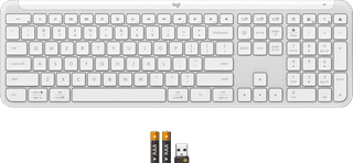 Logitech Signature Slim K950 Kabellose Tastatur QWERTZ Weiß
