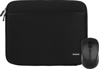 BlueBuilt Laptop Sleeve Width 30cm 12-13 Inches S Black + Nexum Wireless Mouse