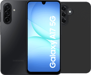 Samsung Galaxy A17 128GB Schwarz 5G + BlueBuilt Backcover Schwarz