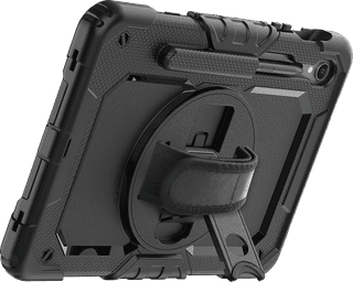Just in Case Samsung Galaxy Tab S9/S9 FE/S10 FE/S10 Lite Rotating Back Cover Black