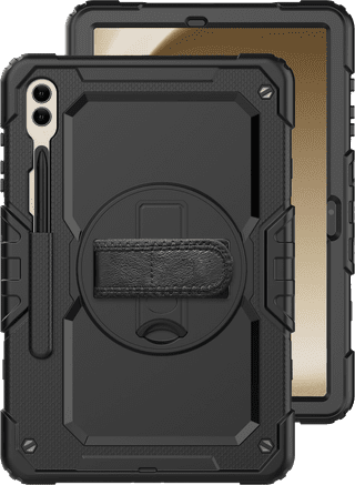 Just in Case Samsung Galaxy Tab S10 / S9 Plus / S9 FE Plus Rotating Backcover Schwarz