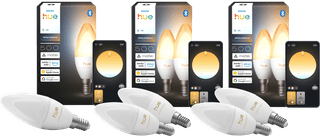 Philips Hue Candle Bulb White Ambiance E14 5-Pack