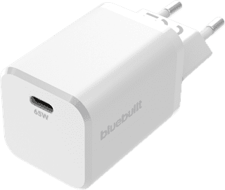 BlueBuilt Power-Delivery-Ladegerät mit USB-C-Anschluss 65 W Weiß