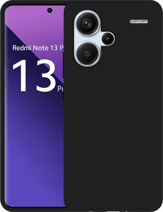 Just in Case Soft Design Xiaomi Redmi Note 13 Pro+ Back Cover Black
