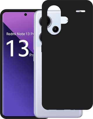 Just in Case Soft Design Xiaomi Redmi Note 13 Pro+ Back Cover Black