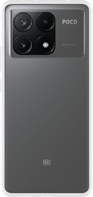 Just in Case Soft Design Xiaomi Poco X6 Pro Backcover Transparent