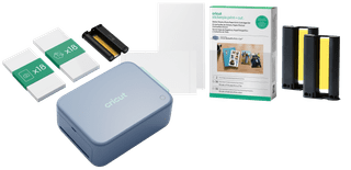 Cricut StickerPix Print + Cut Essential + Foto- und Aufkleberset Doppelpack