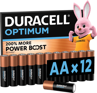 Duracell Optimum AA-Batterien 12 Stück