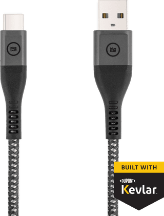 BlueBuilt USB-A to USB-C Cable 1.5m Kevlar® Black