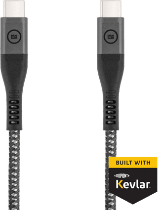 BlueBuilt USB-C to USB-C cable 1.5m Kevlar Black