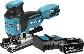 Makita DJV181ZJ + 3,0-Ah-Akku und Ladegerät