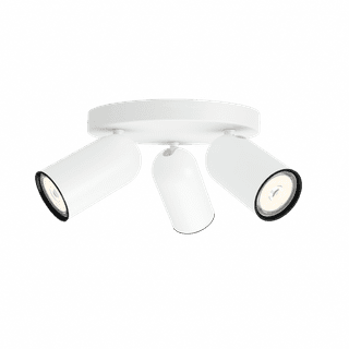 Philips Pongee Aufbauspot - 3 Spots - Weiß